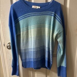 Vineyard Vines Blue and Green Gradient Sweater